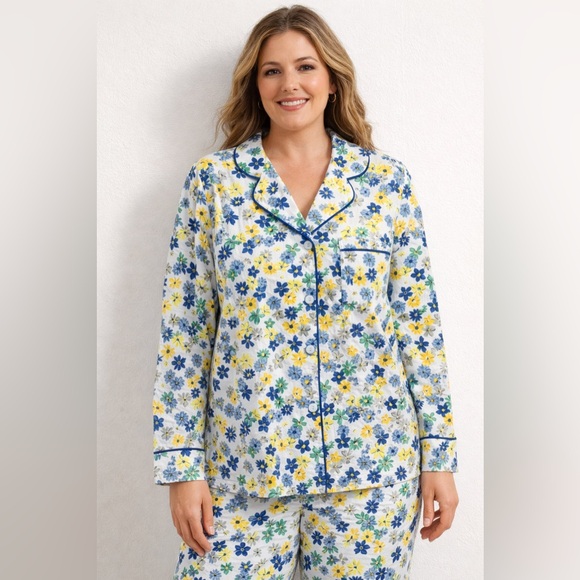 kate spade Other - Kate Spade size XS new with tags floral print long sleeve button up pajama top